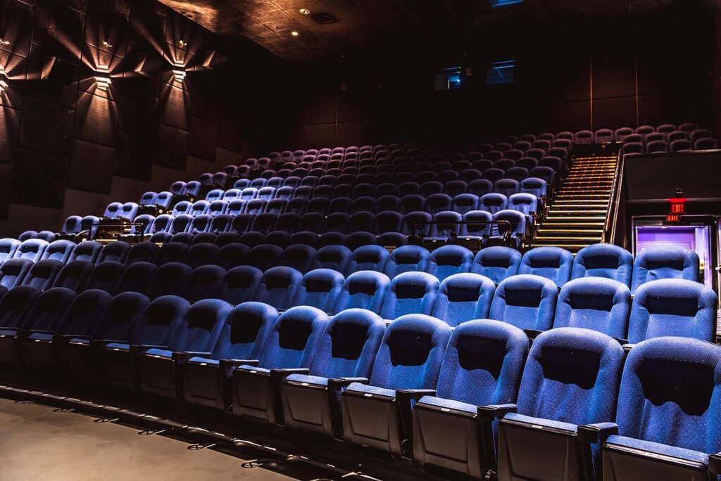 An auditorium of empty seats